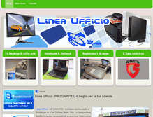 Tablet Screenshot of lineaufficio.it